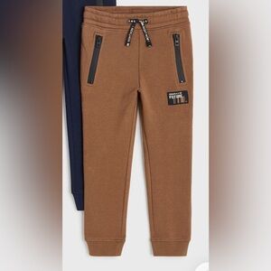 H&M Brown Joggers Slim-Fit Sweatpants | Size 6X